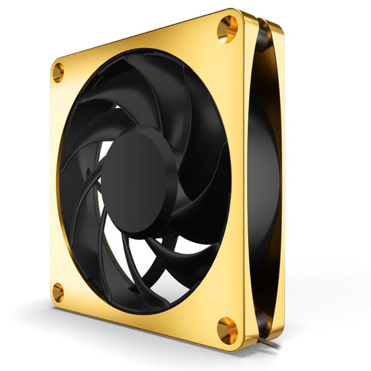 Alphacool Apex Stealth Metall Lüfter 120 mm, 2.000 U/min - gold image number 3