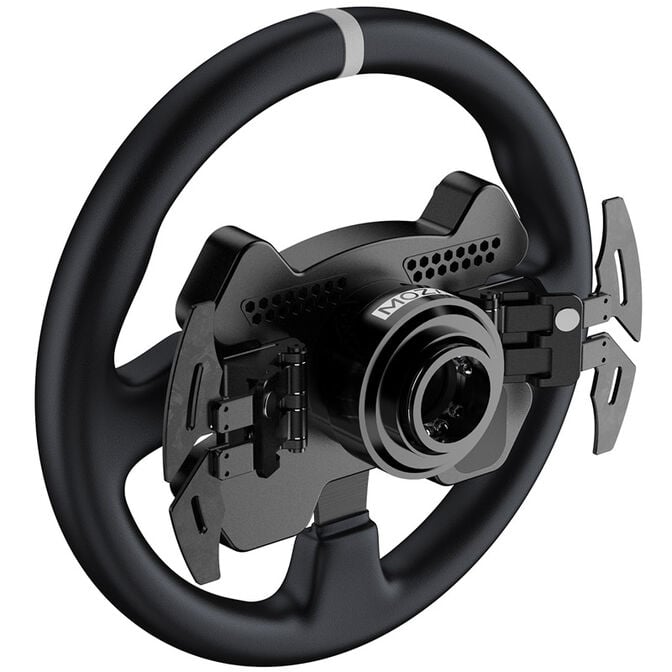 Res-Tech GT Cockpit Simracing Rig - Shiny White+ MOZA Bundle image number 7