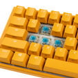 Ducky One 3 Yellow SF Gaming Keyboard, RGB LED - MX-Blue (US) image number null