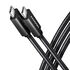 AXAGON BUCM32-CM10AB Cable, USB-C 3.2 Gen 2 to USB-C 3.2 Gen 2, black - 1m image number null