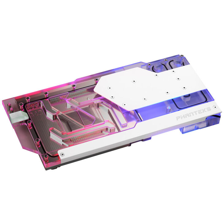 PHANTEKS Glacier G40 RTX 4090 Waterblock incl. Backplate for Asus, D-RGB - white image number 0