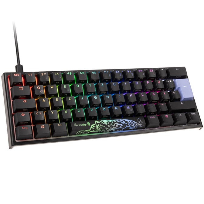 Ducky One 2 Pro Mini Gaming Keyboard, RGB LED - Kailh Brown image number 0