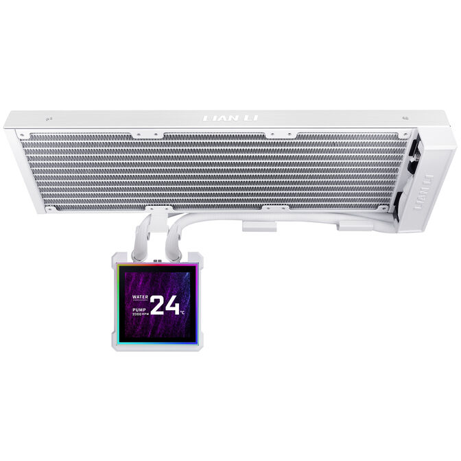 Lian Li HydroShift II LCD-S 360N AiO Water Cooling, RGB, LCD Display - without fans, 360mm, white image number 2