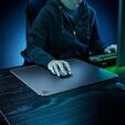 Razer Atlas Pro Gaming Mouse Pad, Glass Surface, Anti-Slip Base - Black image number null