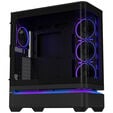 ASUS Prime AP304 ARGB PC Case, Mid Tower, ATX, ARGB, Tempered Glass &ndash; black image number null