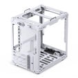 Jonsbo C6-ITX PC Case, Mini Tower, ITX, with Carry Handle - White image number null