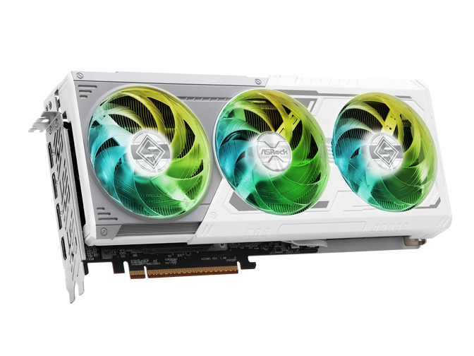 ASrock Radeon RX 9070 XT Steel Legend Grafikkarte, 16384 MB GDDR6 image number 2