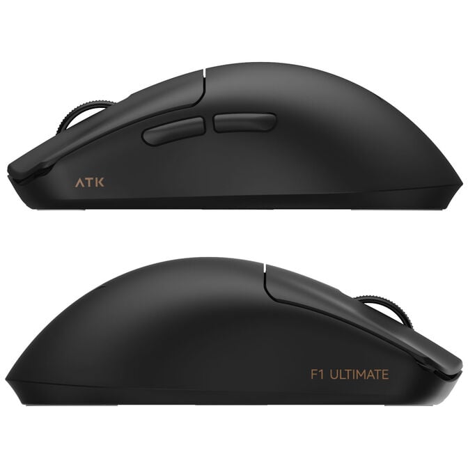 ATK F1 V2 Ultimate wireless gaming mouse, PAW3950 Ultra, 8K polling rate, ultra-lightweight - black image number 3