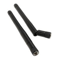Akasa Omni-Directional Tri-Band WiFi Antenna - 2 Pack, Black
