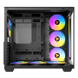 Antec C5 Computer Case, Mid-Tower, ATX, RGB, Tempered Glass - black image number null