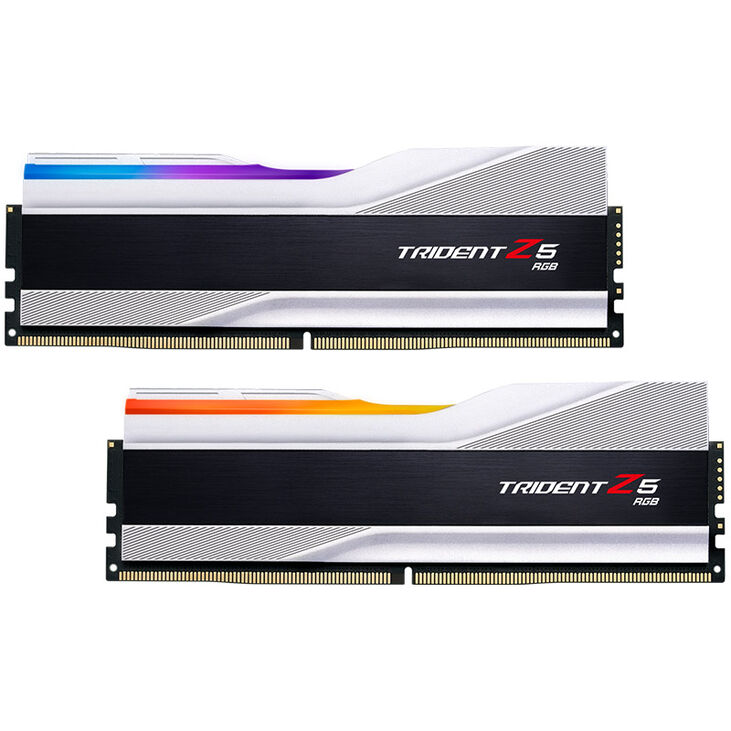 G.Skill Trident Z5 RGB DDR5-6400 RAM, CL32, XMP - 32 GB Dual-Kit, silver image number 3