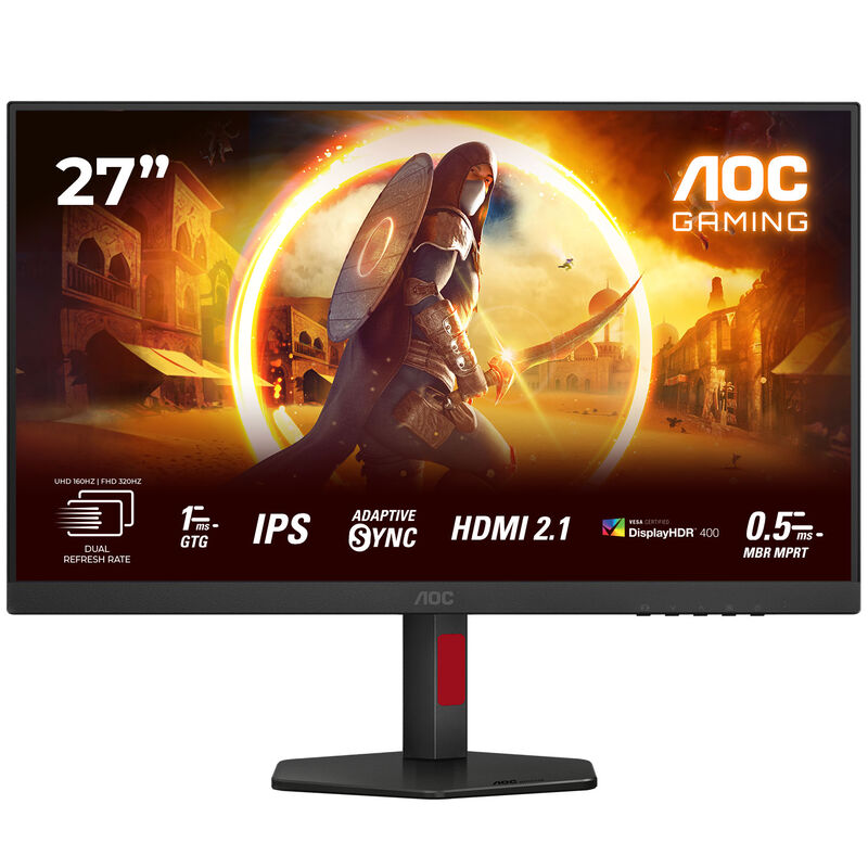 AOC Gaming U27G4R, 27 Zoll 4K Gaming Monitor, 320Hz, IPS, Adaptive Sync TFAO-139