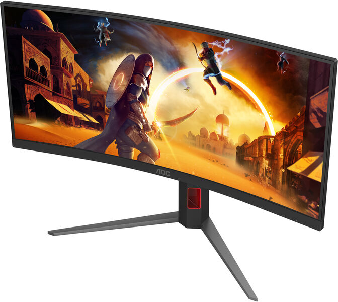 AOC Gaming CU34G4Z 34-inch UWQHD Curved Gaming Monitor, 240Hz, VA, FreeSync Premium image number 4
