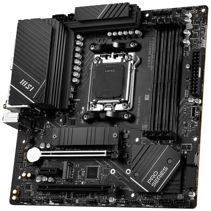 MSI Pro B650M-A WiFi, Sockel AM5, AMD B650M, Micro-ATX - DDR5 image number 5