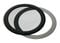 DEMCiflex Staubfilter 92mm, rund - schwarz/schwarz