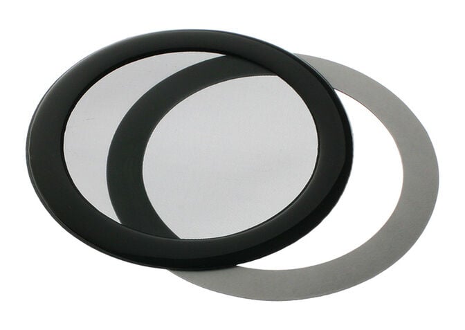 DEMCiflex Staubfilter 92mm, rund - schwarz/schwarz image number 0