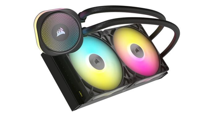 Corsair iCUE LINK Titan 280 RX RGB Komplett-Wasserk&uuml;hlung - 280 mm, schwarz image number 1