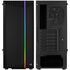 Aerocool Bionic v1 Mid Tower, RGB, Tempered Glass - Black image number null