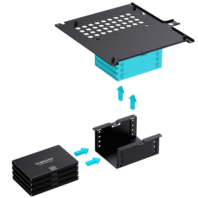 Jonsbo N10 PC case, mini-tower, mini-ITX - black image number 13