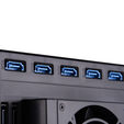 SilverStone SST-FS305-12G External 3.5-Inch Enclosure, 5-Bay - Black image number null