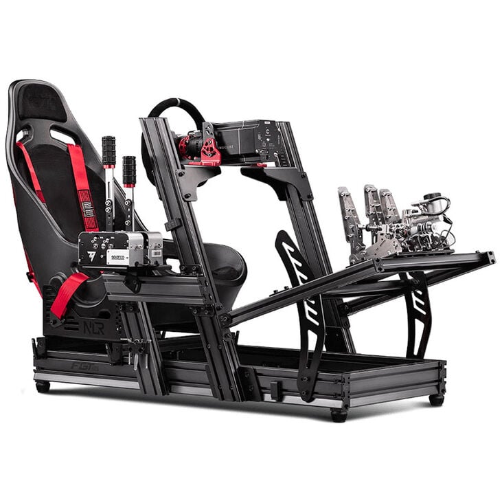 Next Level Racing F-GT Elite Aluminium Simulator Cockpit - Front and Side Mount Edition image number 4