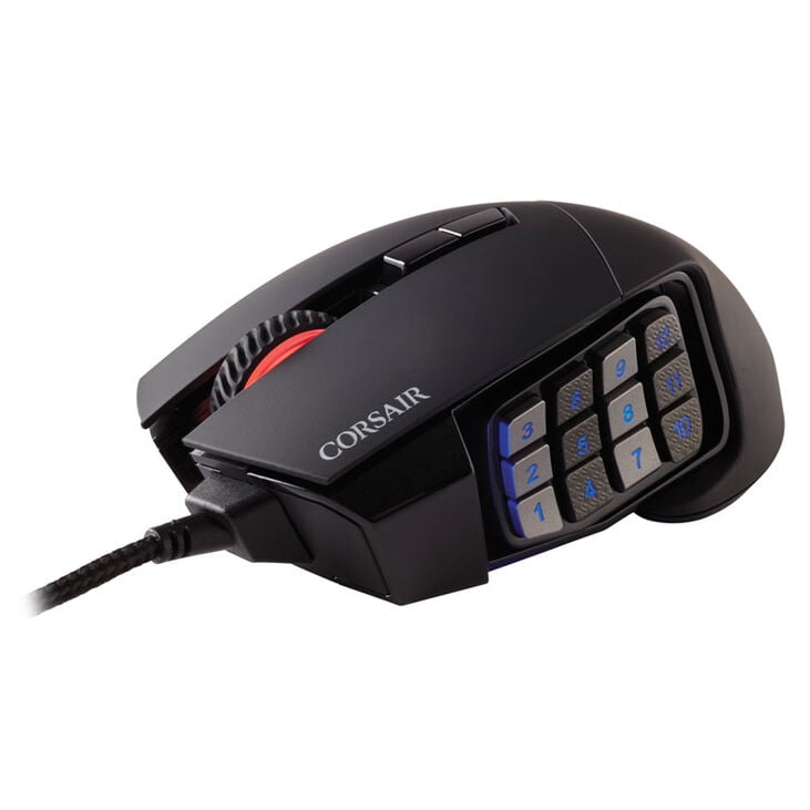 Corsair SCIMITAR RGB ELITE Gaming Maus, RGB - schwarz image number 3