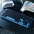 Ducky OK-M 98 Gaming-Tastatur, 98%, Hot-Swap-f&auml;hig, RGB, ANSI - KTT Wine Red Switches image number null
