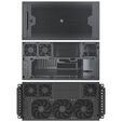SilverStone RM53-502 Server Case, Rackmount, SSI-EEB, Mesh - Black image number null