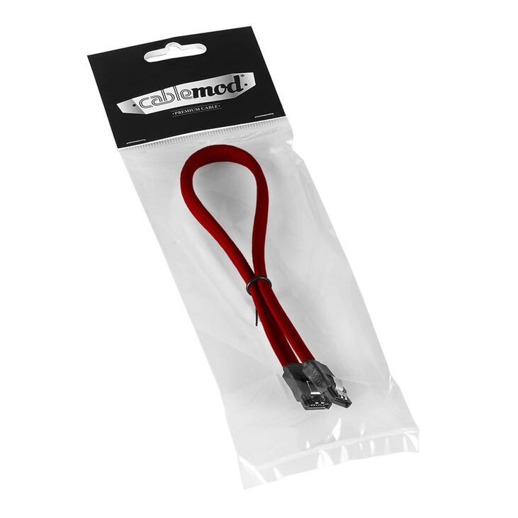 CableMod ModMesh SATA 3 Cable 60cm - blood red image number 3