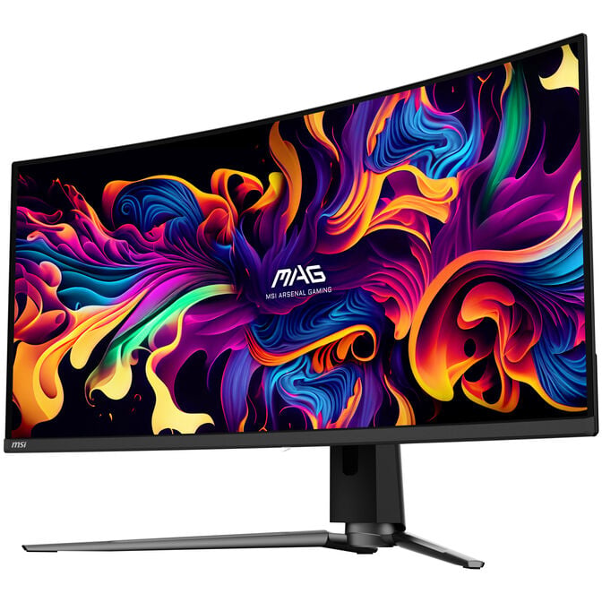 MSI MAG 341CQPDE QD-OLED, 34 Zoll Curved Gaming Monitor, 175 Hz, QD OLED, Adaptive Sync image number 2