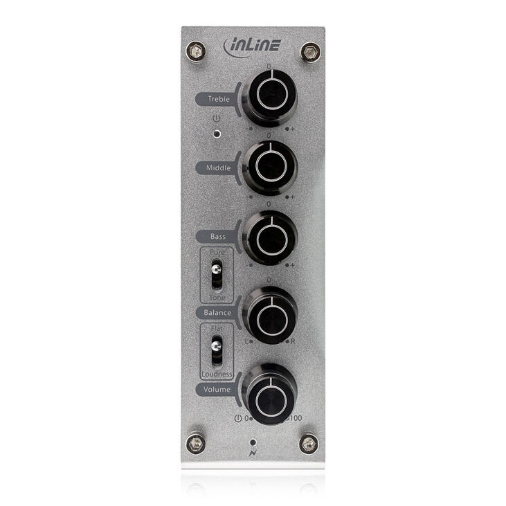 InLine AmpEQ Hi-Res Audio Headphone Amplifier and Equalizer, 3.5mm Jack, USB image number 2