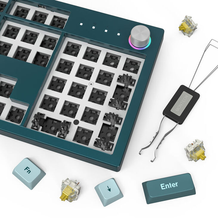Montech MKey Freedom Gaming Tastatur - GateronG Pro 2.0 Yellow (US) image number 4