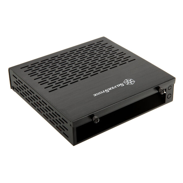 SilverStone SST-PT13B Petit Thin-Mini-ITX Gehäuse - schwarz image number 2