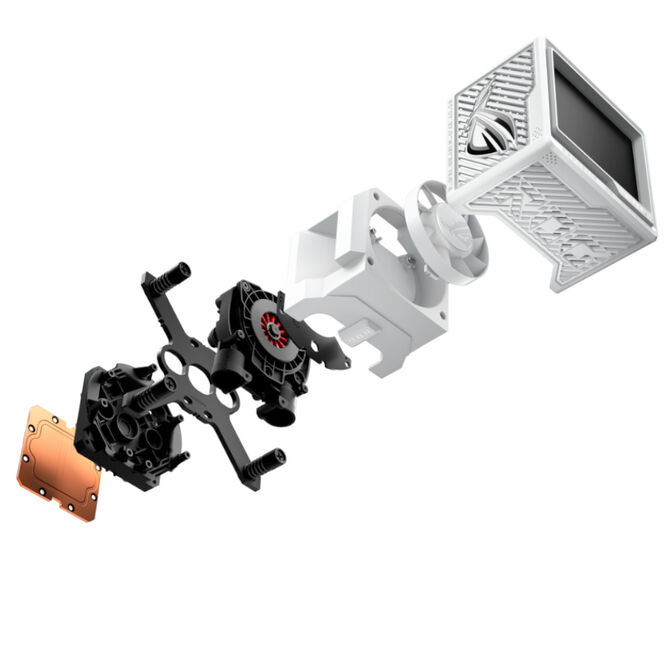 ASUS ROG Ryujin III 360 ARGB Extreme AiO Wasserk&uuml;hlung - 360mm, wei&szlig; image number 5