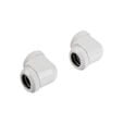Corsair Hydro X Series XF Hardline Adapter 90 Grad 12mm AD auf 12mm AD Hardtube - 2er Pack, wei&szlig; image number null