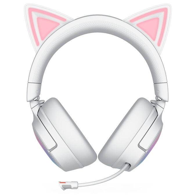 Razer Kraken Kitty V3 Pro Wireless Gaming Headset, Chroma RGB - White image number 3
