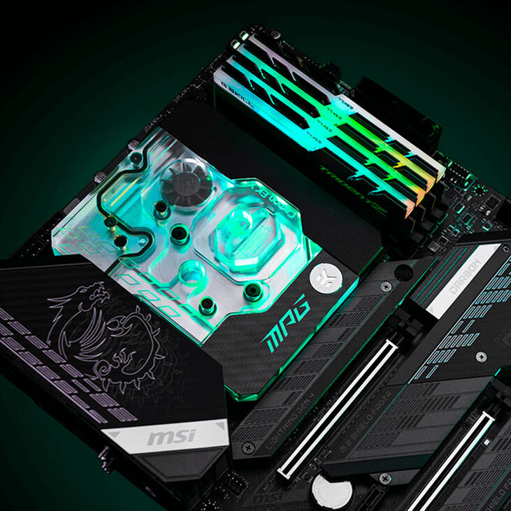 EK Water Blocks EK-Quantum Momentum, Intel MPG Z590 Gaming Carbon - EK X Edition - Socket 1200 image number 3