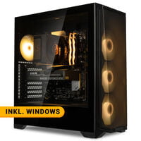 KingForge Gaming-PC Bronze, AMD Ryzen 5 7500F, RTX 5060, Phanteks Eclipse G370A &ndash; Fertig-PC mit Windows