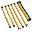 Kolink Core Adept Braided Cable Extension Kit - rainbow image number null
