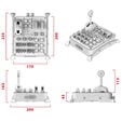 VIRPIL Controls Universal Control Panel #2, RGB , 24 Steuerelemente - schwarz image number null