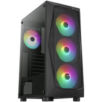 Aerocool Falcon V1 Mdi-Tower, Acrylglas - schwarz