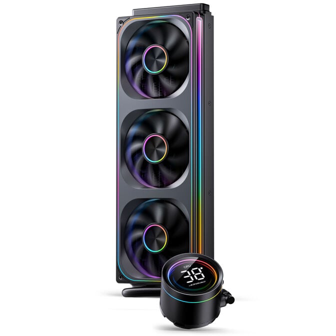 Jonsbo TH-360 AiO Wasserk&uuml;hlung, ARGB, Segmentanzeige - 360mm, schwarz image number 1