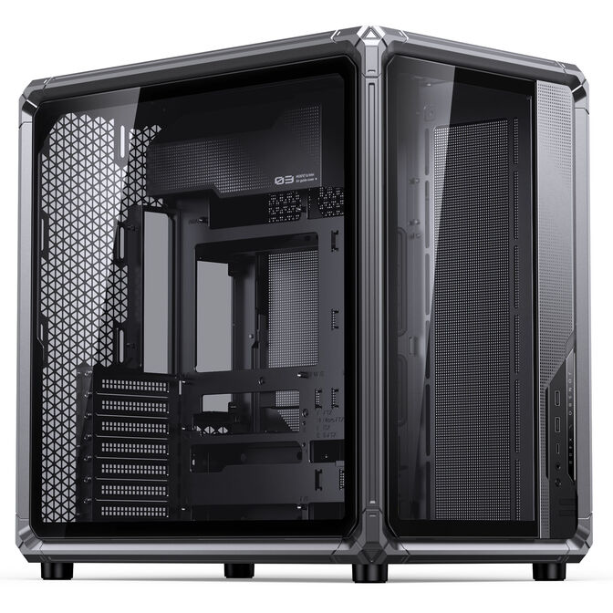 Jonsbo X400 PC-Geh&auml;use, Midi-Tower, ATX, Tempered Glass - grau image number 0