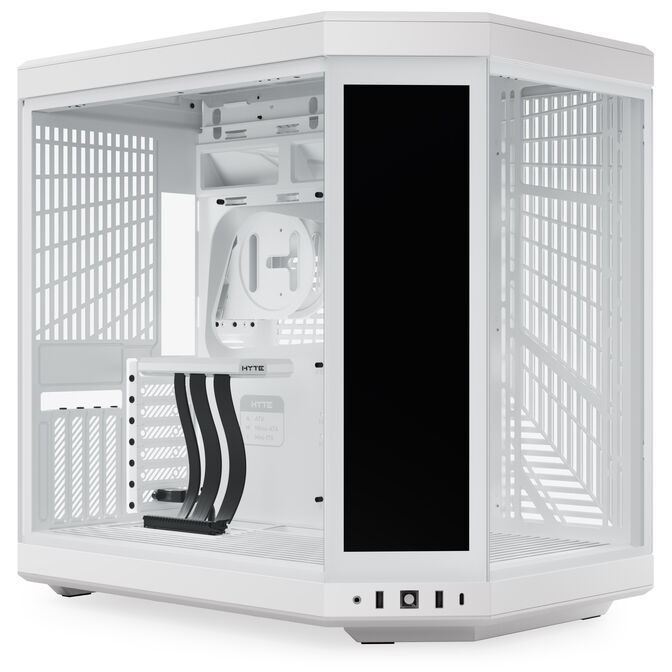 Hyte Y70 Mid Tower Touch Infinite - Snow White + FP12 3-Pack & NP50 image number 2