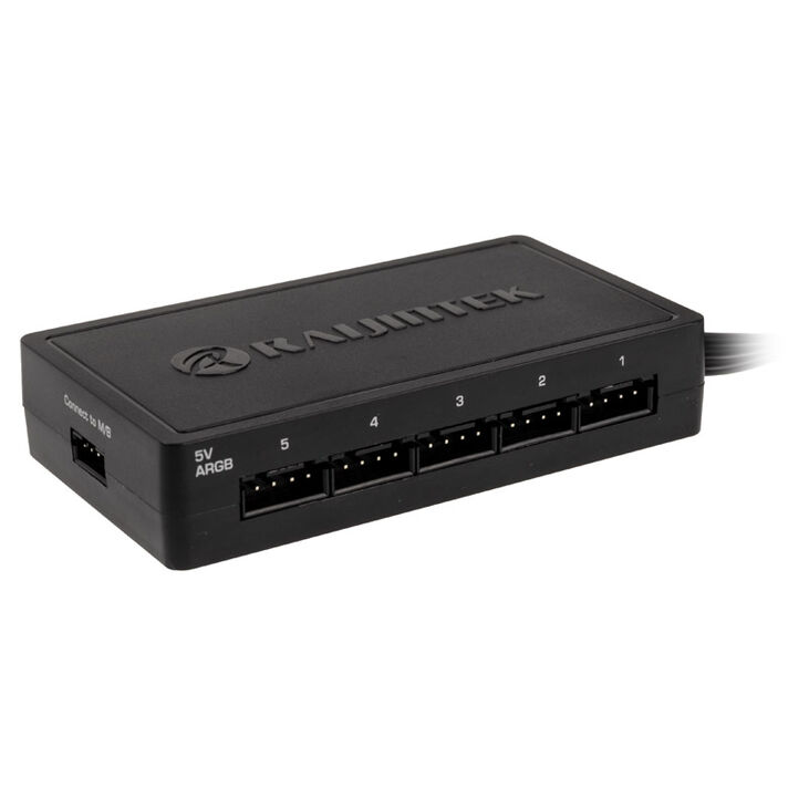 Raijintek EOS 12 RBW ADD Lüfter, 2er-Set inkl. Controller - schwarz, 120mm image number 5