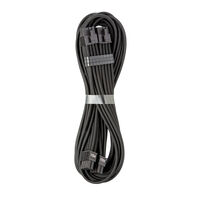 CableMod C-Series Pro ModMesh Bridged Anschlusskabel - 8+8-Pin PCIe, schwarz, 60cm