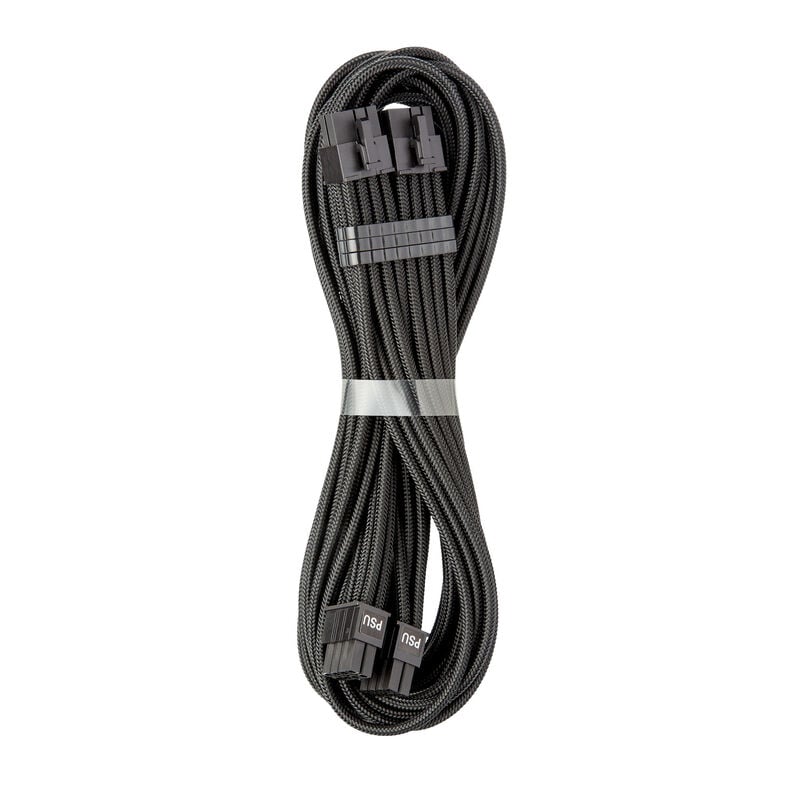 CableMod C-Series Pro ModMesh Bridged Anschlusskabel - 8+8-Pin PCIe, schwarz, 60cm Image