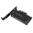 SilverStone SST-ECM24-ARGB - PCI-E Gen4 expansion card for M.2 (NGFF) - with cooler, ARGB image number null