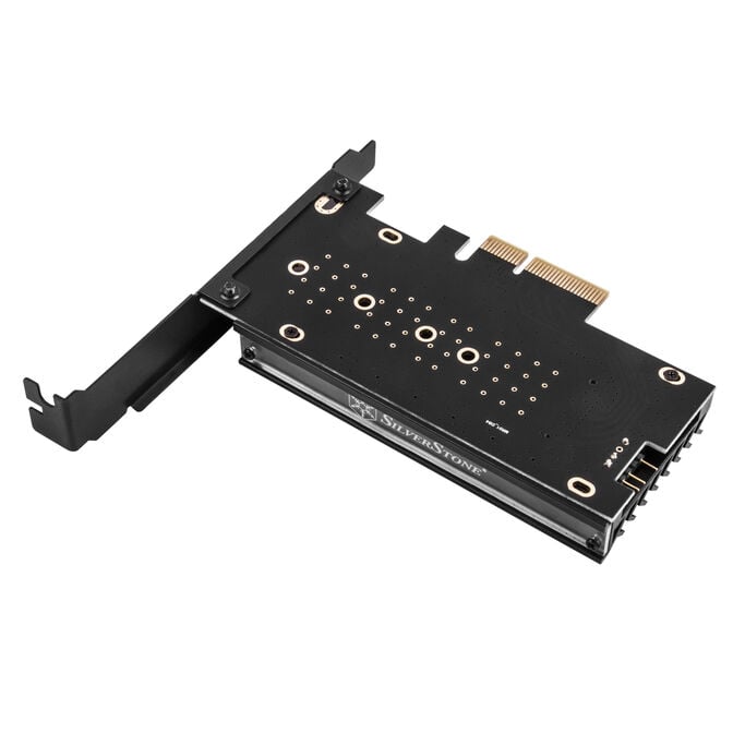 SilverStone SST-ECM24-ARGB - PCI-E Gen4 expansion card for M.2 (NGFF) - with cooler, ARGB image number 3