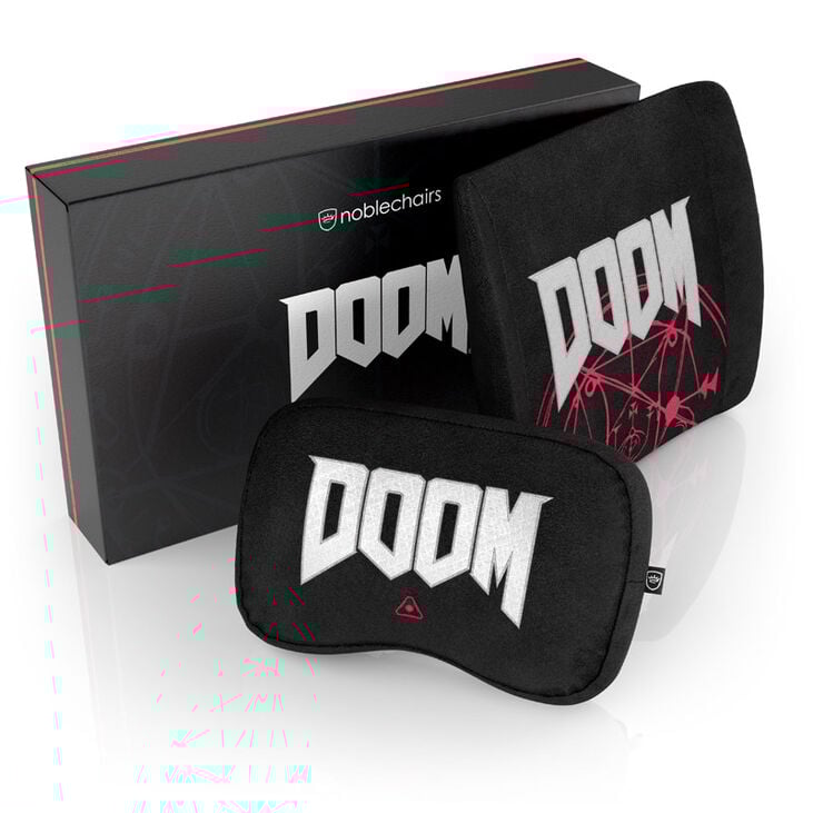noblechairs Memory Foam Pillow Set - DOOM Edition image number 0